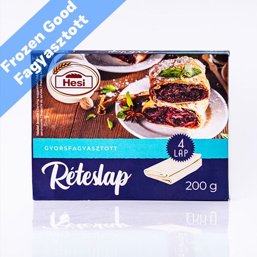 HESI Frozen Strudel Pastry Sheets 4 Sheets 200g