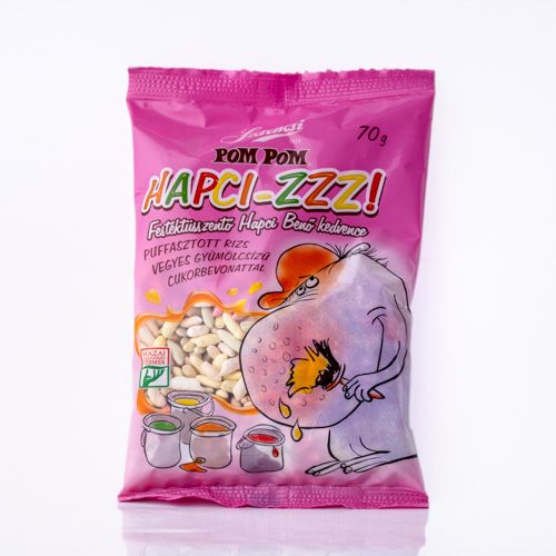 Szerencsi Pom Pom Hapci-ZZZ! Puffed Rice Candy 70g