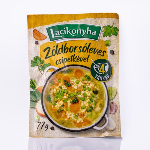 Lacikonyha Green Pea Soup with Pinched Pasta 77g