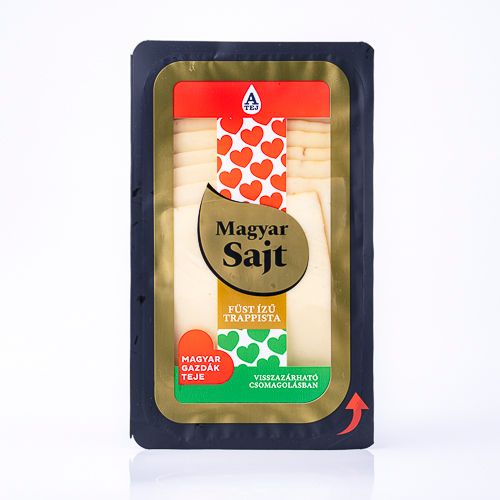 Magyar Smoked Flavour Trappista Cheese, Sliced 125g
