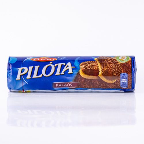 Győri Pilóta Cocoa Cream Filled Biscuits 180g