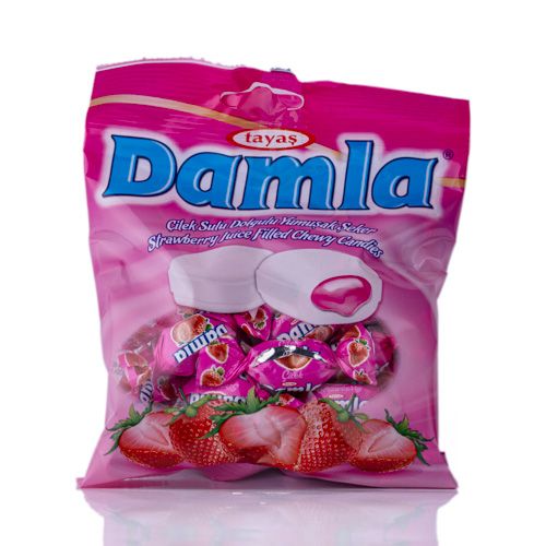 Damla Soft Candy with Strawberry Filling 90g