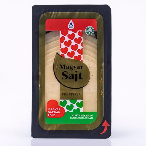 Magyar Trappista Cheese Sliced Semi-Hard Full-Fat Cheese 125g