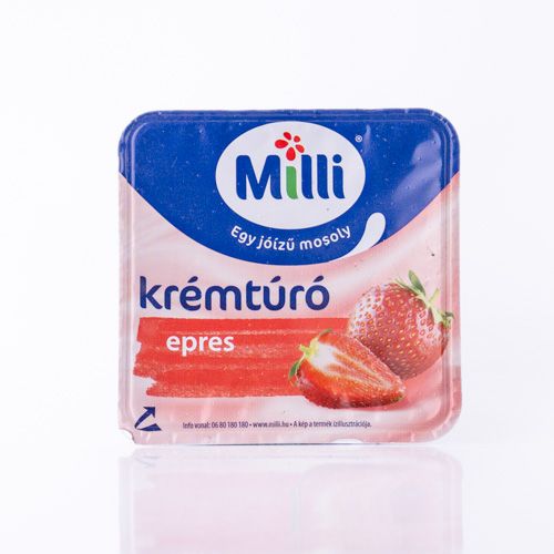 Milli Strawberry Cottage Cheese Cream 90g
