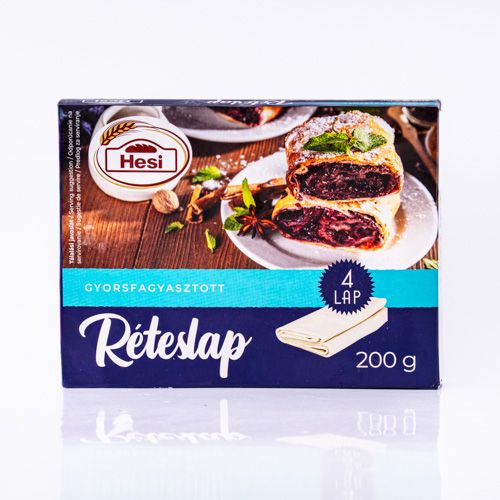 HESI Frozen Strudel Pastry Sheets 4 Sheets 200g