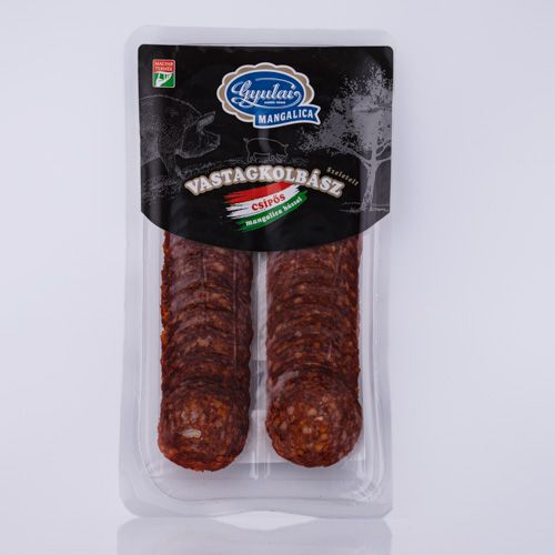 Gyulai Spicy Thick Sausage Slices with Mangalica 80g