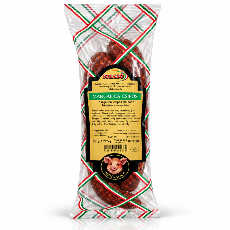 Palcsó Hot Smoked Mangalica Sausage