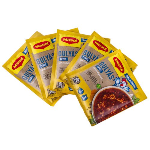 Maggi Goulash Soup with Tarhonya Pasta 5 x 48g (BBE: 30/09/2026)