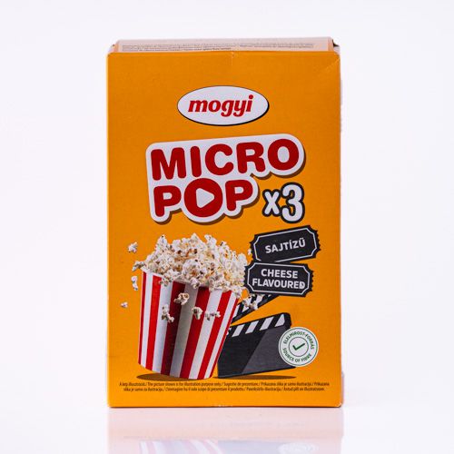 Mogyi Micro Pop Cheese-Flavoured Microwave Popcorn 3 x 100g (300g)